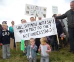Hill Top Moss Salford Protests